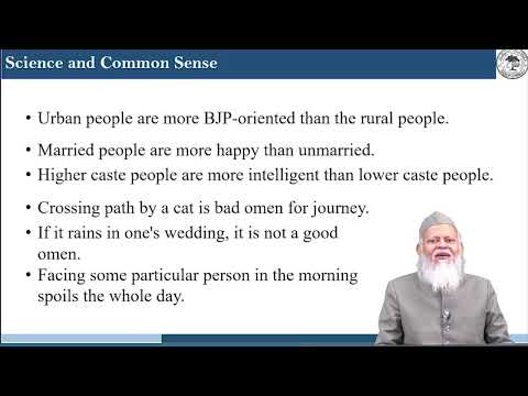 Thumbnail for 1.Science and Common Sense by AMU MOOCs