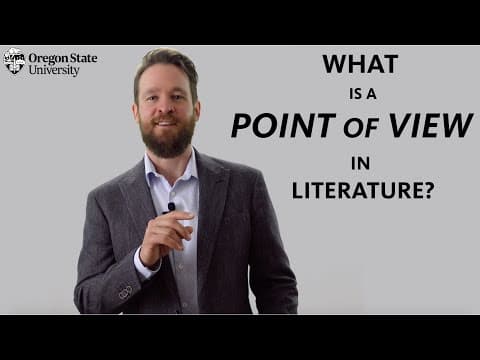 Thumbnail for "What is Point of View?": A Literary Guide for English Students and Teachers by OSU School of Writing, Literature and Film