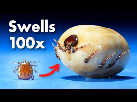 Thumbnail for Ticks Become 100x Their Original Size (Part 2) by Odd Animal Specimens