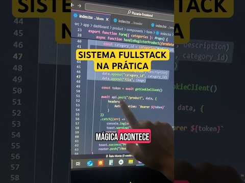Thumbnail for COMO FUNCIONA NA PRÁTICA UM SISTEMA FULLSTACK? #programação #iniciantes #coding #javascript by Italo Monte