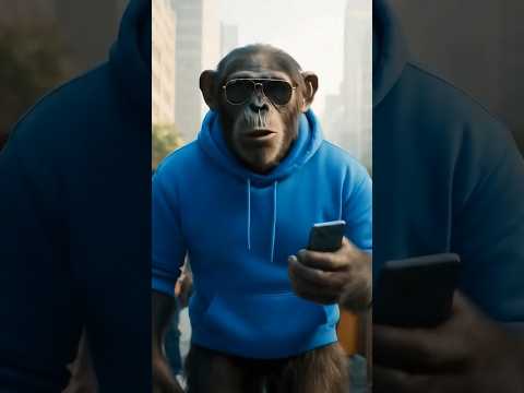 Thumbnail for AI monkey video #viralvideo #ai #shorts by bhaktdhan