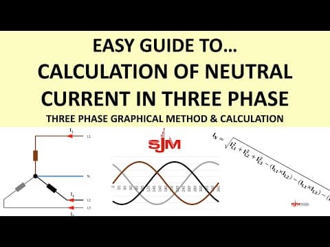 Thumbnail for Easy Guide to... Calculation of Neutral Current in a Three Phase Circuit by Sparky Help