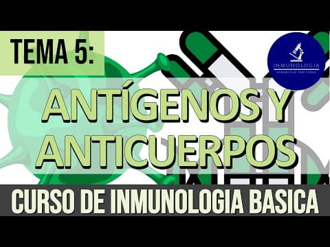 Thumbnail for Antígenos y Anticuerpos: Inmunoglobulinas, Inmunógenos, Haptenos, Determinantes o Epítopos by InmunoAprende