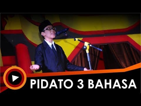 Thumbnail for PIDATO 3 BAHASA MENYENTUH HATI santri Pondok Pesantren Modern Al Mu'awanah by m soni kurniawan