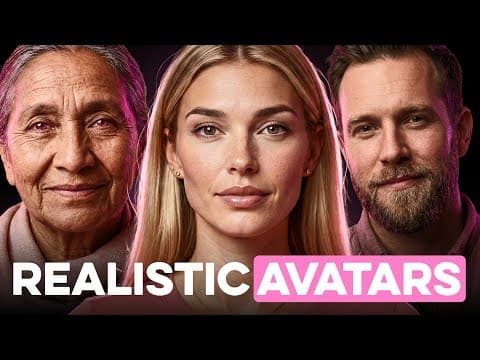 Thumbnail for How I Create Realistic AI Avatars (with 100% Lip Sync) by Isa does AI