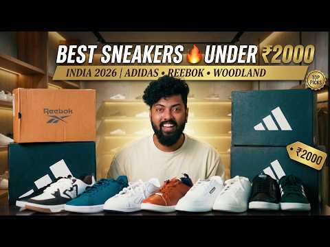 Thumbnail for Best Sneakers Under ₹2000 on Amazon India 2026 | Adidas, Puma , Reebok Tested - Honest Review by What The Dude
