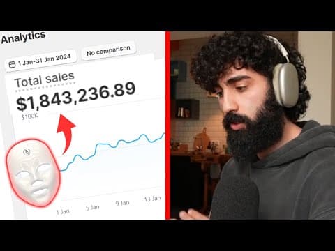 Thumbnail for $1.8m tiktok dropshipping in 30 days (showing you my actual viral videos and how to create them) by Seena Rez