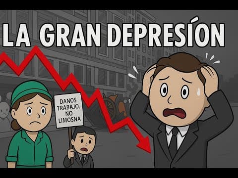 Thumbnail for La Gran Depresión en 5 minutos by Dinero Ilustrado