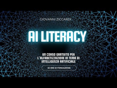Thumbnail for Liv00-Lez02: CORSO AI LITERACY: Livello 0, Lezione 2. Il significato normativo e sociale. by Giovanni Ziccardi