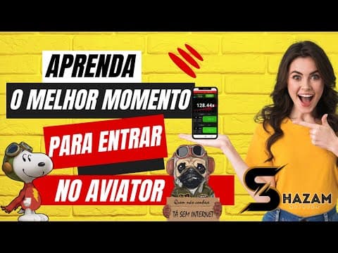 Thumbnail for FILTRANDO O MOMENTO DO PAGUE NO AVIATOR! #ATUALIZADO by Shazam Aviator