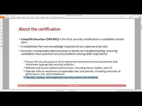 Thumbnail for 00- Security+ (SY0-601) Course Introduction - عربي by Netriders - نت رايدرز