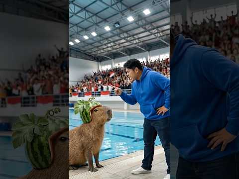 Thumbnail for Dia mencoba mengalahkan kapibara dengan tipu daya warna bulu anjing 😧 by Dunia Capybara
