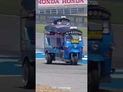 Thumbnail for MotoGP Riders Racing Tuk-Tuks! 😳 by Expand The Fact