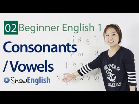 Thumbnail for English Consonants + Vowels by Shaw English Online