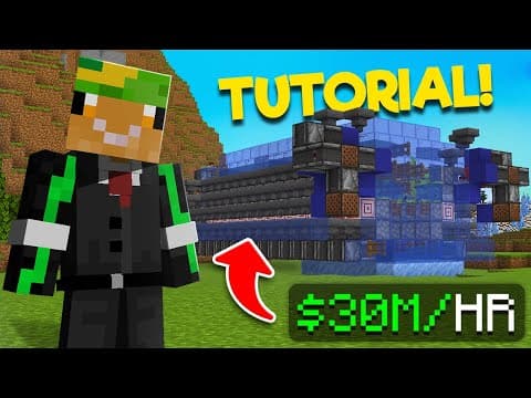 Thumbnail for Minecraft DonutSMP Kelp Farm Tutorial – 30M/Hour (IKEA v1) by MyshCat