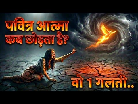 Thumbnail for पवित्र आत्मा इंसान को कब छोड़ देता है? | वो 1 गलती जो उसे खामोश कर देती है 😱 by Bible inspirational stories