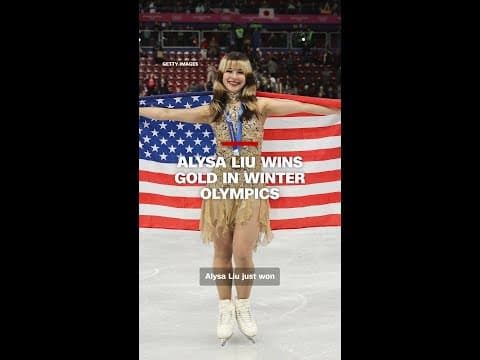 Thumbnail for Alysa Liu wins gold in Winter Olympics by CNN