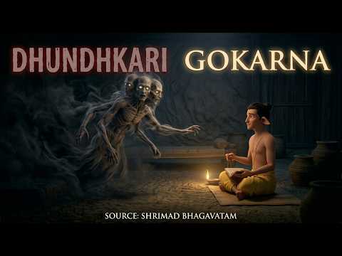 Thumbnail for Dhundhkari And Gokarna: प्रेत से वैकुंठ तक || Short AI Film | Shrimad Bhagavatam #bhakti #iskcon by Bharat Studio