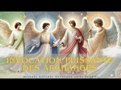 Thumbnail for INVOCATION ✜ PRIÈRE PUISSANTE DES ARCHANGES : MICKAEL, METATRON, URIEL, GABRIEL, RAPHAËL by Malory Malmasson : bien être et spiritualité