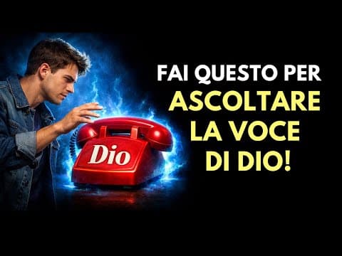 Thumbnail for Se Dio non ti parla...fai questo per imparare ad ascoltare la sua Voce! by Francesco Scutifero