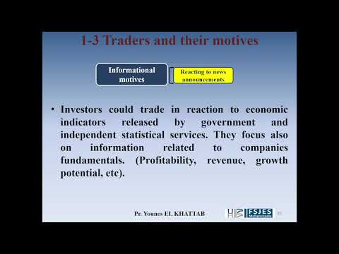 Thumbnail for Prof EL KHATTAB - The elements of stock market (3) - Financial markets microstructure by professeur elkhattab
