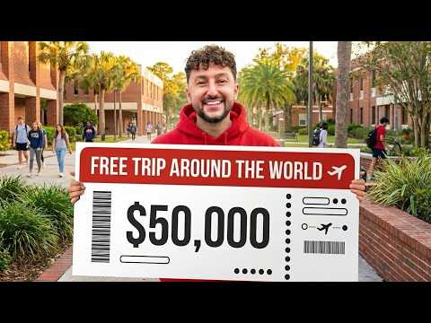 Thumbnail for Surprising Evicted College Student With $50,000 Trip Around The World by MDMotivator