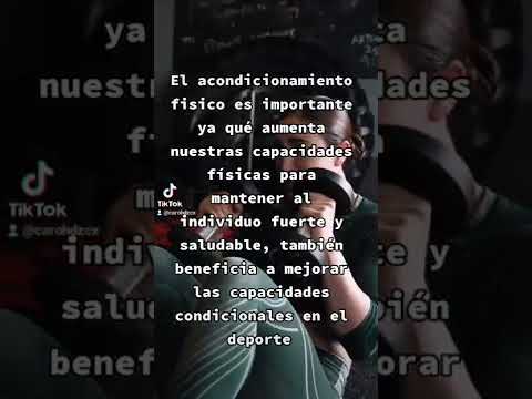 Thumbnail for ¿Qué es el acondicionamiento fisico? by Carolina Hernández