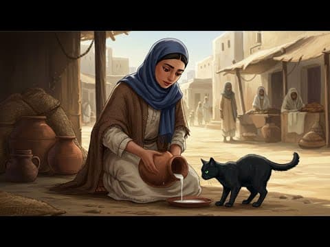 Thumbnail for قصة بائعة الحليب والقطة التي كانت تشرب دائمًا من إنائها وتضع مكانه قطعة نقدية ذهبية!! by الراوي