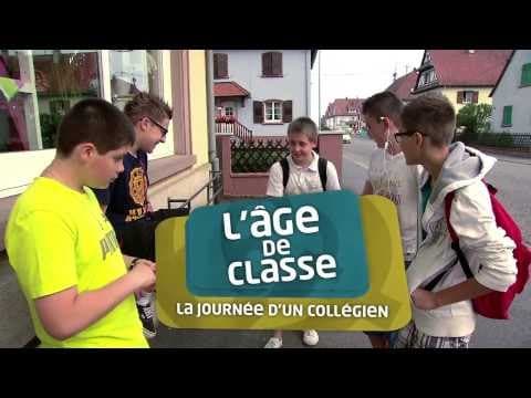 Thumbnail for L'âge de classe : la journée d'un collégien (CG67) by Tout le Bas-Rhin