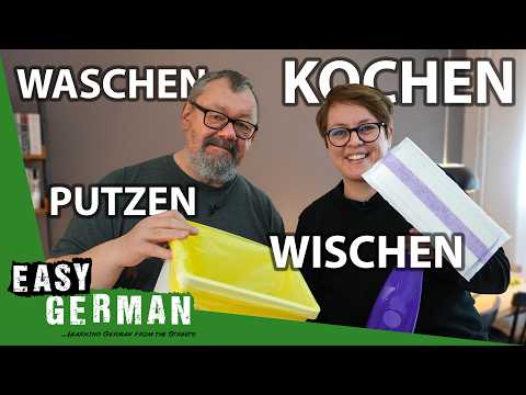 Thumbnail for Our Daily Chores in Slow German | Super Easy German 249 by Easy German