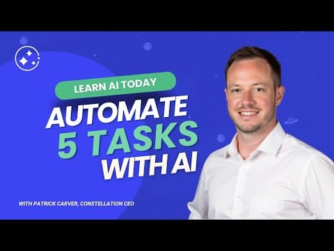 Thumbnail for 5 Routine Legal Tasks Your Law Firm Can Automate with AI by Constellation Marketing