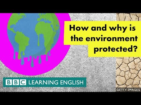 Thumbnail for How and why is the environment protected? - BBC Learning English by BBC Learning English
