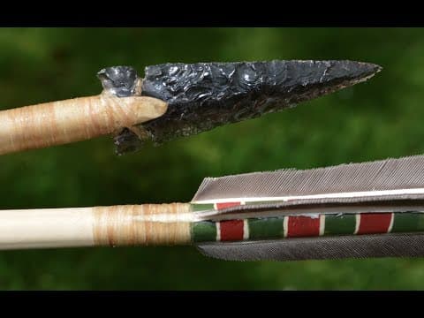 Thumbnail for Ishi Arrow Part 1. How to make a primitive Native American Arrow for primitive archery hunting by Shawn Woods