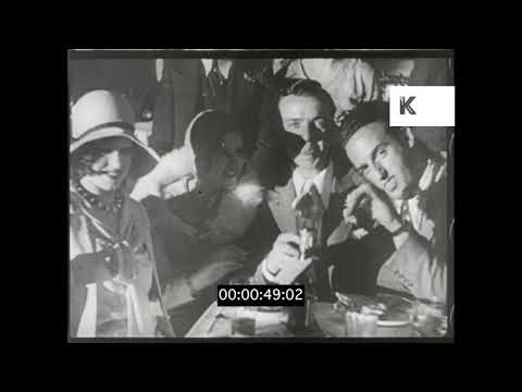 Thumbnail for 1920s USA, Speakeasy During Prohibition, Drinking and Dancing, 16mm by Kinolibrary