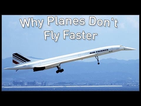Thumbnail for Why Planes Don't Fly Faster by Wendover Productions