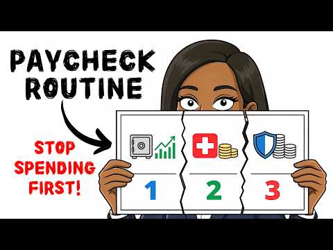 Thumbnail for Do This EVERY Time You Get Paid (2026 Paycheck Routine) by Alicia Invests