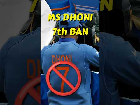 Thumbnail for MS Dhoni's Jersey No.7 Retirement Story! | Why BCCI Retired Jersey Numbers ? #cricket #msdhoni #bcci by Sijan Sheikh
