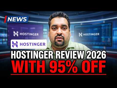 Thumbnail for Hostinger Review 2026 | My Honest 5-Year Experience + Up To 95% Off Coupon Code 🚀✅ by Web Hosting Master