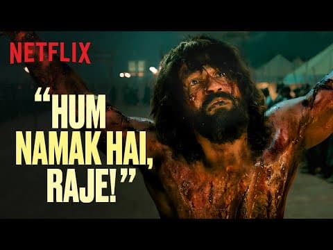 Thumbnail for तुम नमक नहीं, चन्दन हो कवि … ❤️🩹 | Chhaava’s Climax Poetry Scene | Vicky Kaushal | Netflix India by Netflix India