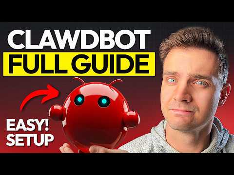 Thumbnail for Clawdbot Setup for Absolute Beginners — Easiest Way to Install OpenClaw on a VPS by Moe Lueker