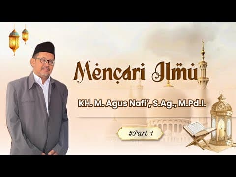 Thumbnail for #Part 1 - SABAR - KH. M. Agus Nafi’, S.Ag., M.Pd.I. by man2kudusofficial