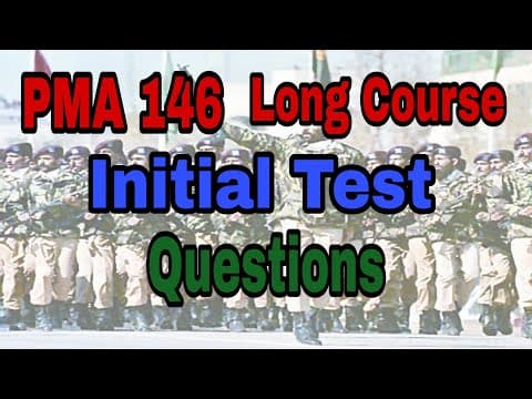 Thumbnail for PMA 146 L/C Initial Test Preparation | Important Questions of Different Centers | Initial Test by Apply For New Jobs