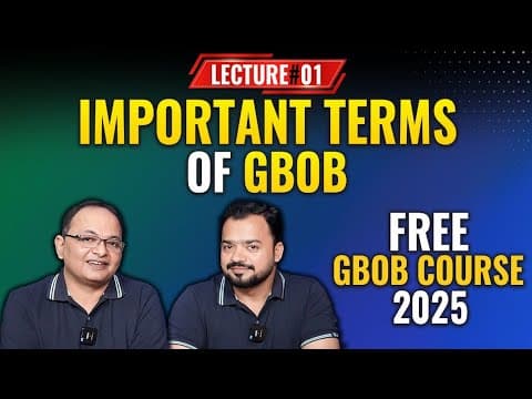 Thumbnail for Important terms P1 | Free GBOB Course Lecture 1| Guest Posting Full Course by Shahzad Ahmad Mirza by Learn With Shahzad Ahmad Mirza