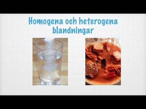Thumbnail for Grundämnen och kemiska föreningar. Rena ämnen och blandningar by Magnus Ehinger