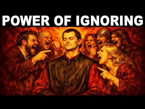 Thumbnail for Never React, Never Explain, Just Ignore | Machiavelli’s 7 Dark Psychology Tricks by Dark Psychology Coded