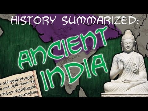 Thumbnail for History Summarized: Ancient India by Overly Sarcastic Productions