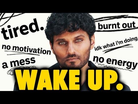Thumbnail for If you’re ambitious but lazy, please watch this… by Jay Shetty Podcast
