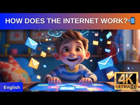 Thumbnail for How Does the Internet Work? π Easy Explanation for Kids! | Fun Learning Animation by Kidobotica: The Educational Encyclopedia for Kids