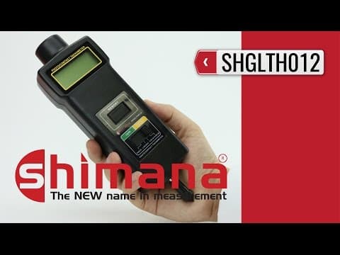 Thumbnail for SHIMANA SHGLTH012 - Photo/Contact Tachometer (product video presentation) by Digital Measurement Metrology, a Trescal Company