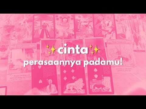 Thumbnail for kebenaran tentang perasaannya padamu! Tarot by Maha Magia